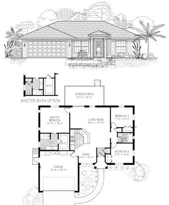 Highlander Elevation and Floorplan