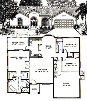 Nicholas Elevation and Floorplan