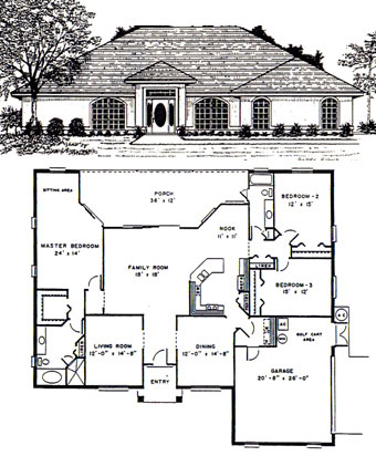 Palmer Elevation and Floorplan