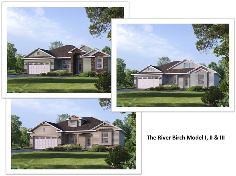 The River Birch Elevation