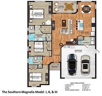 Southern Magnolia Floorplan